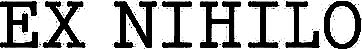 Ex Nihilo